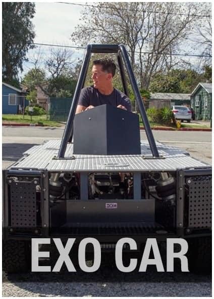 Exo Car Stock Image with operator